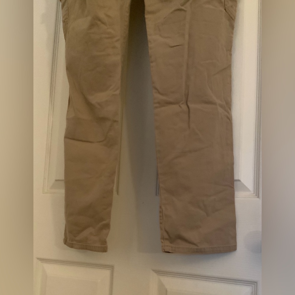 SOFT COTTON CHINO, BOYFRIEND CARGO PANTS. - Picture 10 of 11